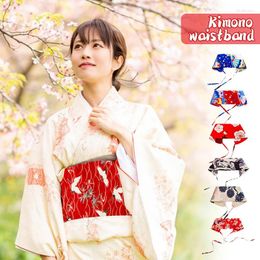 Belts Japanese Style Kimono Yukata Obi Belt Chinese Traditional Hanfu Dress Sash Tie Satin Waistband Accessories