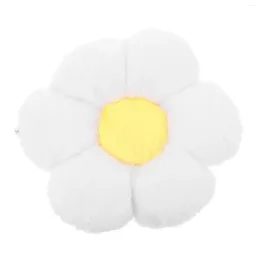 Pillow Decor Student Flower Shaped Seat Mat Office Chair White Universal Design