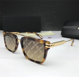 Top luxury men glasses THE ACE brand designer sunglasses square K gold frame highend top quality outdoor uv400 eyewear mens luxur7748414