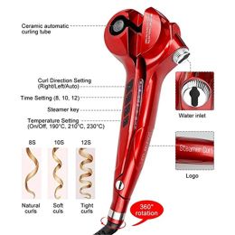 Irons Automatic Hair Curling Iron Steam Hair Curler LCD Antiscalding Curlers Negation Lon Hair Waver Hair Styling Tool for Girl Women