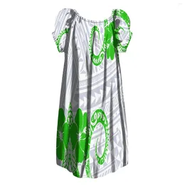 Party Dresses Summer Puffed Sleeve Skirt Loose Casual Dress Papua Guinea Custom Women's Surprise