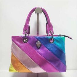 Chic Shoulder Bags Colour Patchwork designer handbags Tote Bag Design Eagle Head Large Capacity Shopping Bags Crossbody Handbag 240311