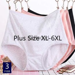 Women's Panties Plus Size XL-6XL High Waist Women Underwear Pure Cotton Comfortable Female Briefs Panties Solid Culotte big size Shorts 240319