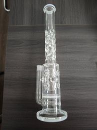 Smoking Pipes Hookah Big Glass Bong 7mm Thick four perc water pipe honeycomb and birdcage diffuser bongs 20 inches 18.8mm bowlQ240515