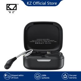 Headphones KZ AZ09 Wireless Upgrade Cable Bluetoothcompatible 5.2 HIFI Wireless Ear Hook C PIN Connector With Charging Case