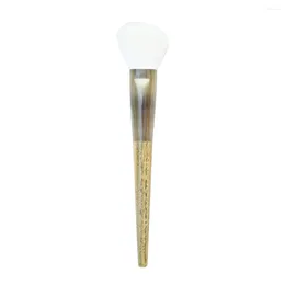 Makeup Brushes XR08 Professional Handmade Make Up Brush Angled Contour Soft Saibikoho Goat Hair Green Sandalwood Handle