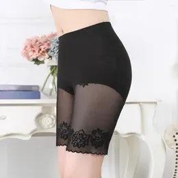 Women's Panties Ladies Safety Pants Lace Patchwork High Waist Seamless Shorts Solid Colour Intimate Clothes Underwear Women Underpants