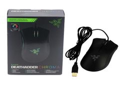 Razer Deathadder Chroma USB Wired Mice Optical Computer GamingMouse 10000dpi Sensor MouseRazer Mouse Gaming Mice With Retail P1489646