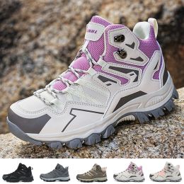 Shoes Unisex Hiking Boots Trekking Shoes Outdoor Climbing Shoes Men High Quality Hiking Shoes Women Breathable Trekking Sneakers