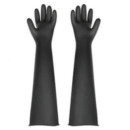 Clean Long Rubber Flexible Waterproof Dishwashi Acid and Alkali Resistant Kitchen No Deformation Tools Gloves 240314