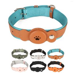 Dog Collars Leather Collar Comfortable Secure Buckle Durable Soft Fabric Stylish Waterproof For Cats