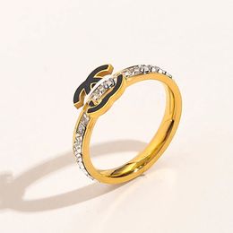 New Luxury Cluster Ring Classic Style Charm Crystal Ring 18K Gold Plated Jewellery Box Packaging Spring Romantic Women Love Gift Ring5