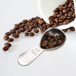 Coffee Scoops Stainless Steel Measuring Spoon 15ml 30ml Tablespoon Scoop For Tea Sugar