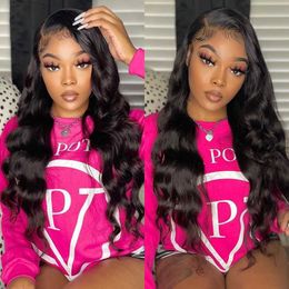 Synthetic Wigs 13x4 Lace Frontal Wig Water Wave Brazilian Human Hair Wig 13x6 Lace Wig Pre Plucked Glueless Wig Human Hair Wigs For Women 240328 240327