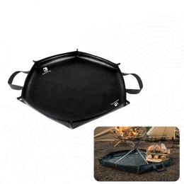 Mat Camping Fireproof Mat Outdoor BBQ Bonfire Flame Retardant Fireproof Cloth High Temperature Resistant Silicone Fireproof Mat