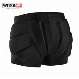 Boots WOSAWE Skating Hips Protector Thick Padded Cushions Compression Skating Shorts Ski Snowboard Sports Protective Mat for Boy Girls