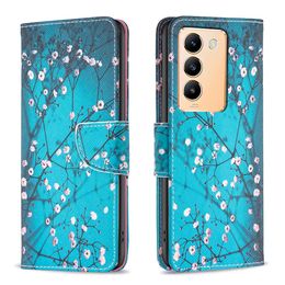 Patterns Cases For Xiaomi 14 13 12T Redmi A3 Note 13 K70 K70E Pro Plus 4G 5G Ultra Wallet Leather Flower Phone Case