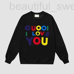 Homens Hoodies Moletons Designer Sweater Loveheart Uma Mulher Amante Cardigan Malha V Redondo Pescoço Alto Colar Moda Carta Branco Preto Manga Longa Roupas Pulôver OV