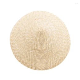Wide Brim Hats Large Conical Natural Color Bamboo Rain Straw Sun Hat Female Women Funny Cylindrical Steeple-Crown Cap