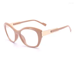 Sunglasses Frames Optical Urltra-Light TR90 Cat Eye Style Women Glasses Optic Frame For Myopia Spectacles