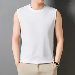 Men's T Shirts Loose-fitting Pure Cotton Sleeveless Vest For Men Perfect Sports And Fashion