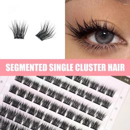 False Eyelashes 10Rows Eye Cluster Lashes Faux Mink Segmented Eyelash 3D Volume Russian Cilios Silk Makeup Tool