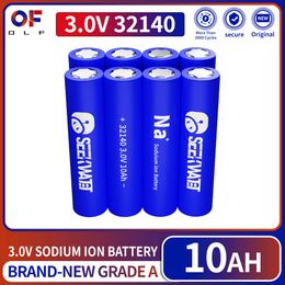 Brand New SIB 32140 Sodium Battery 3V 10000mAh Grade A 3.1V 10Ah Na Ion Rechargeable Cell For Flashlight Toy Cars Tool Drone