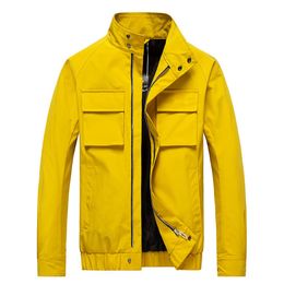 Casual Jacket Men Fashion Loose Men039s Jacket High Quality Zipper Bomber Mens Jackets and Coats Chaquetas Y Abrigos Para Hombr3417730
