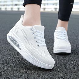 Casual Shoes Plus Size 42 Women Fashion Hollowed Out Breathable Sneakers Outdoor Comfort Lightweight For