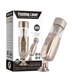 Masturbators Easy Love Telescopic Lover 2 Automatic Sex Machine Electric Male Masturbators Fake Vagina Adult Sex Toy for Men 2106093