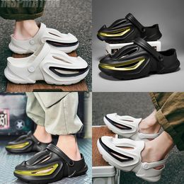 2024 Shark billed hole shoes beach shoes men's height increasing summer shoes breathable sandals GAI SLIPPERS high quality eur40-45