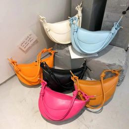 Totes Fashion Hobos Bags For Women Trendy Pu Leather Dumplings Design Crossbody Shoulder Bag 2024 Spring Handbags And Purses