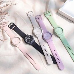 Armbanduhren Candy Color Quarzuhr 36mm Jungen und Mädchen Schule Student Quarzuhren Ins High Beauty Female Fashion Clock Watch 24319