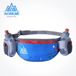 Bags AONIJIE Hydration Waist Pack Lightweight Waist Bags Waterproof Phone Holder Belt Bag For Trail Running Jogging With 2Pcs Bottle