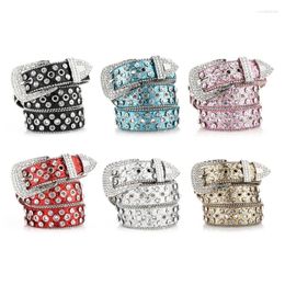 Belts Cyber-punk Women With Rhinestones Light Luxury Ladies All-match Waistband