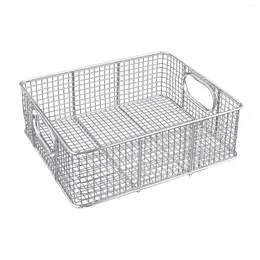 Kitchen Storage Nonstick Mesh Basket Baking Tool Food Display Portable Buffet Server For Restaurant Tabletop