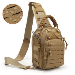Bags Men Tactical Military Shoulder Bag Army Aisroft Molle Sling Backpack Outdoor Hiking Hunting Fishing Camping EDC Chest Bags