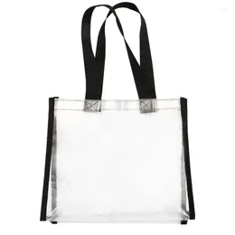 Totes Clear Tote Bags PVC Beach Bag Shopping Handbag With Handles For Shoes Clothing