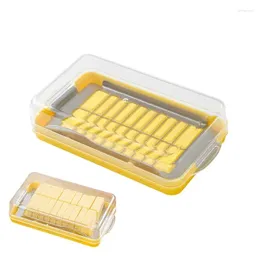 Plates Cutting Butter Dish Cheese Slicer Box Sealing Silicone Lid Slicing For Easy And Storage