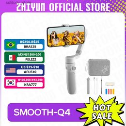 Stabilizers Zhiyun official smooth Q4 smartphone universal joint mobile 3-axis handheld stabilizer suitable Q240321