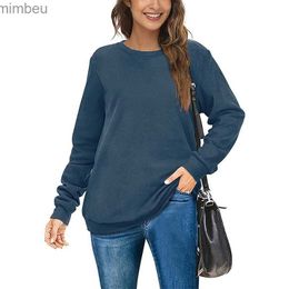 Women's T-Shirt Autumn Winter Solid Colour T-shirt Sweater Women Long Sleeve Tunic Tops for LeggingsC24319