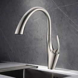 Kitchen Faucets Pull Out Kitchen Sink Deck Mounted Stream Sprayer Nozzle Kitchen Hot Mixer Cold Faucet 240319
