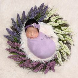Blankets Don&Judy Born Faux Fur Layer Basket Filler Stuffer Po Shoot Prop Baby Pography Backdrop Infant Blanket Studio