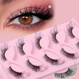 Latest 8D Mink Eyelash Color 100% handmade Mink Eyelash Webcast Live Beauty Eyelash Fluffy soft ciliated supplier Fashion European and American curling eyelashes