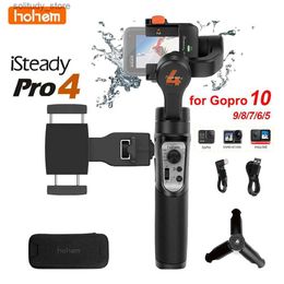 Stabilisers Hohem iSteady Pro 4 action camera universal joint 3-axis handheld Stabiliser suitable for 11/10/9/8/7 Insta360 One R DJI OSMO action Q240319