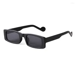 Sunglasses 2024 Fashion Summer Vintage Small Square Frame Retro Eyewear Women Brand Travel Rectangle Sun Glasses