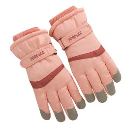 Gloves Women Ski Gloves Winter Warm Cute Windproof Waterproof TouchScreen Fleece Nonslip Snowboard Snowmobile Cycling Skiing Gloves