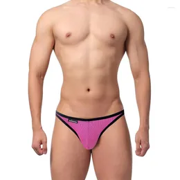 Underpants Fashion Cotton Mens Brief Drop Sexy Underwear Men U Convex Low Waist Bikini Breathable Gay Panties Lingerie