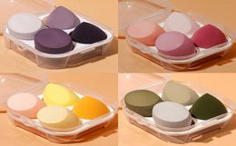 Sponge for Makeup Beauty Blender with Box Foundation Powder Blush Make up Tool Kit Egg Sponges Cosmetic Puff Holder 4pcsbox6732756