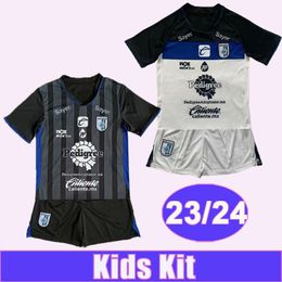 23 24 Queretaro Kids kit Soccer Jerseys P. YRIZAR P. BARRERA ESCAMILLA Home Away Football Shirts Short Sleeve Uniforms